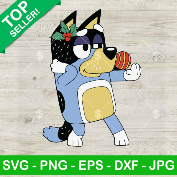 Funny Bluey Christmas SVG