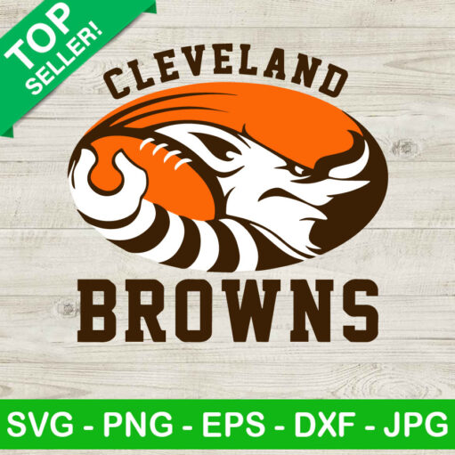 Cleveland Browns Football Svg