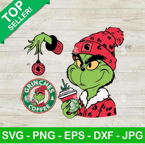 Carhartt Grinch Starbucks Coffee Svg Bundle