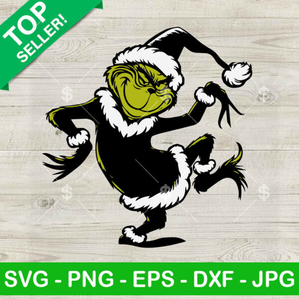 Dancing Grinch Christmas SVG