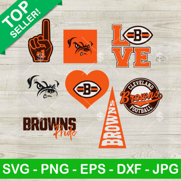 Cleveland Browns Football SVG Bundle
