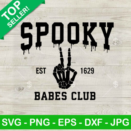 Spooky Est 1629 Babes Club SVG PNG