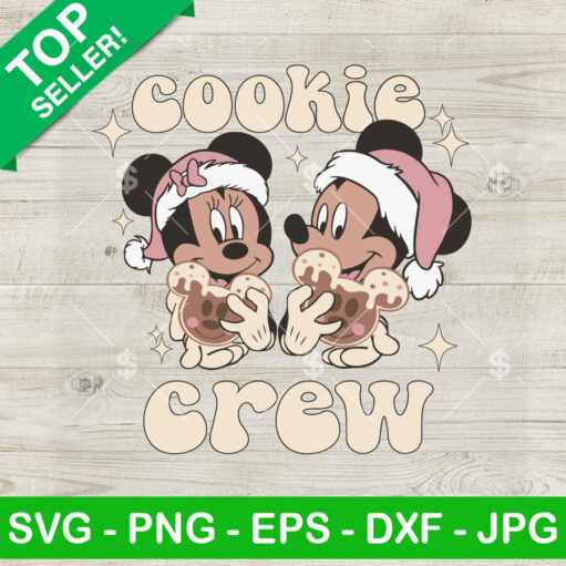 Mickey Minnie Cookie Crew SVG