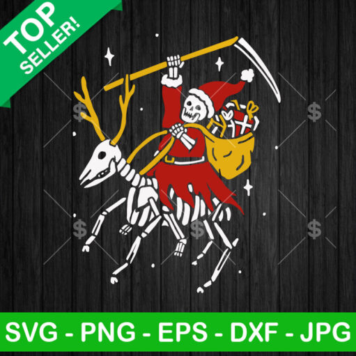 Santa Grim Reaper Christmas SVG