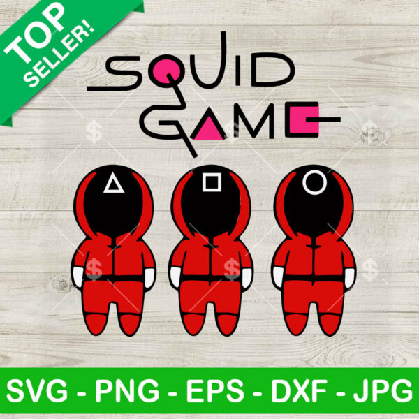 Squid Game Movie SVG, Korean Movie SVG, Korean Drama And Movie SVG PNG DXF EPS