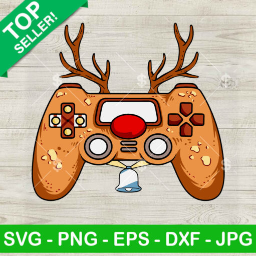 Gamer Reindeer Christmas Svg