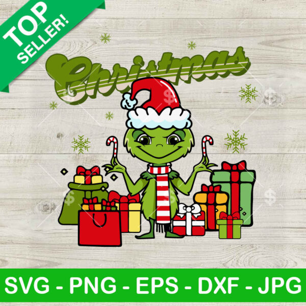 Grinch Elf Christmas Hat SVG