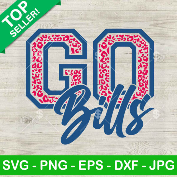 Leopard Go Bills NFL Buffalo Bills SVG
