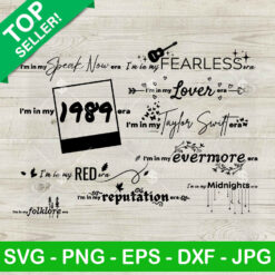 Taylor Swift Album SVG Bundle