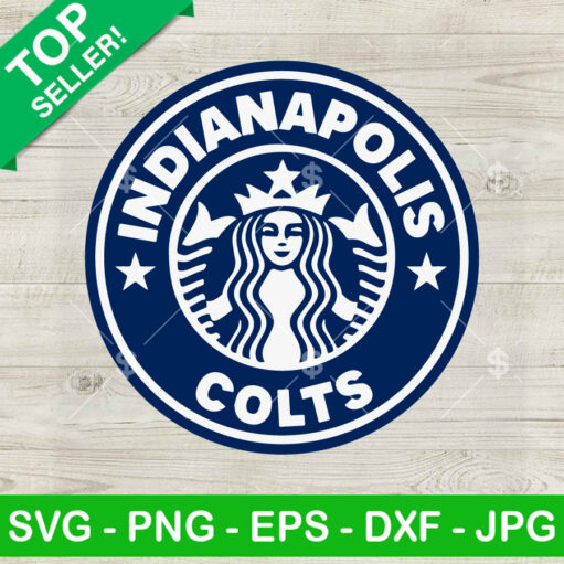 Indianapolis Colts Starbucks Coffee Logo Svg