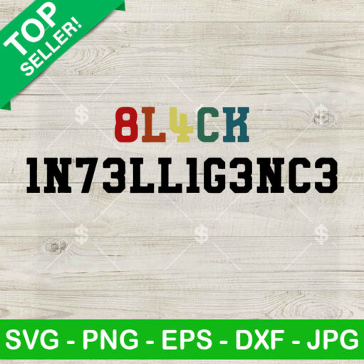 Black Inteligence SVG