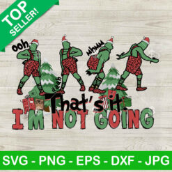 That's It I'm Not Going Leopard Christmas SVG