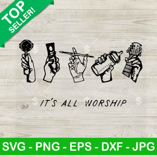 Baby Music It'S All Worship Svg