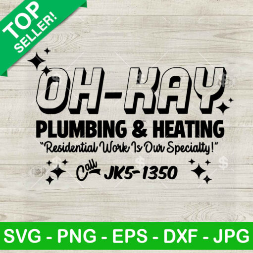 Oh Kay Plumbing And Heating Svg