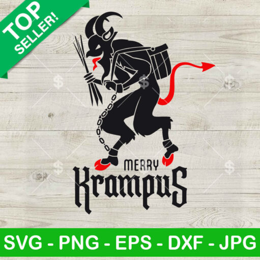 Merry Krampus Svg