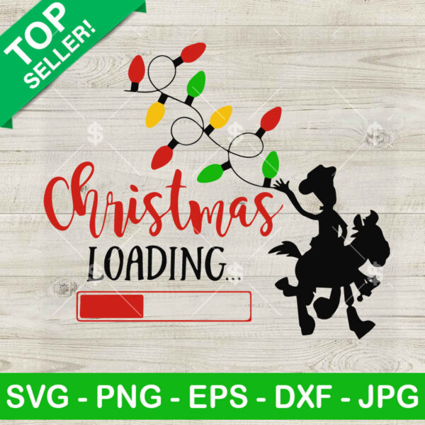 Toy Story Christmas Loading SVG