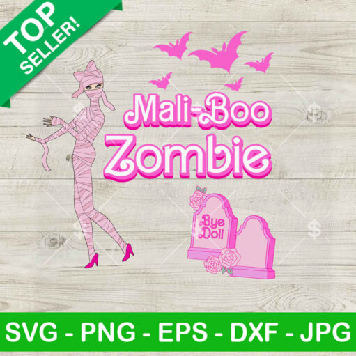 Mali Boo Zombie Svg