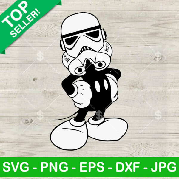 Mickey Stormtrooper SVG
