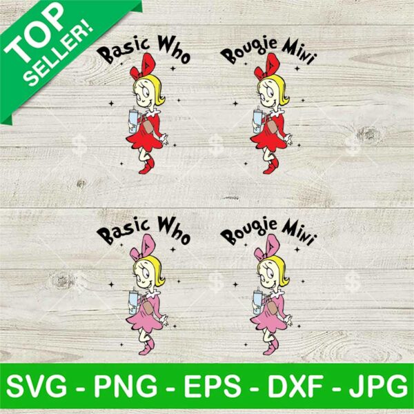 Cindy Lou Who Stanley Tumbler And Bag SVG