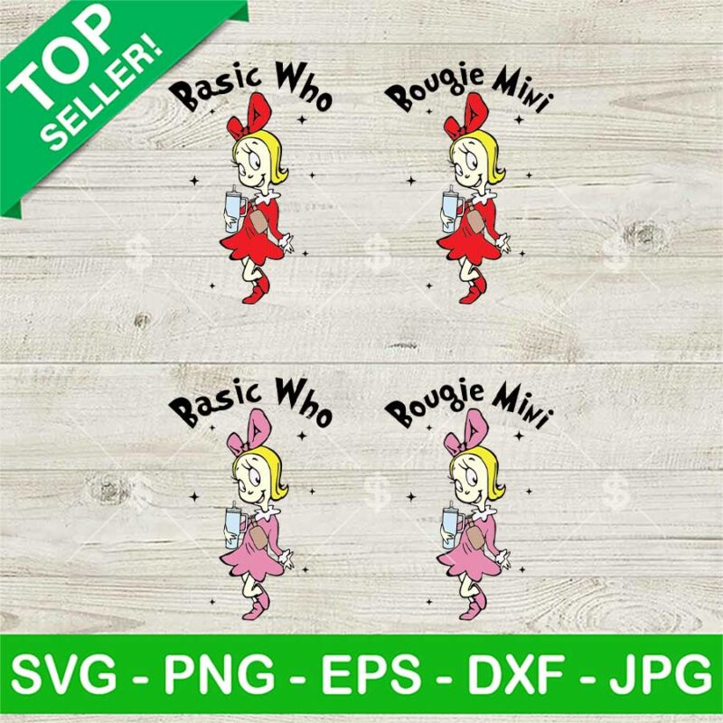 Cindy Lou Who Stanley Tumbler And Bag SVG