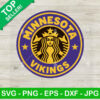 Minnesota Vikings Starbucks Coffee Logo SVG