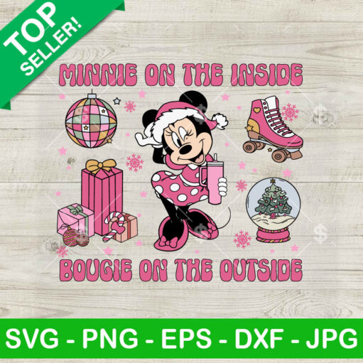 Minnie On The Inside Bougie On The Outside Svg