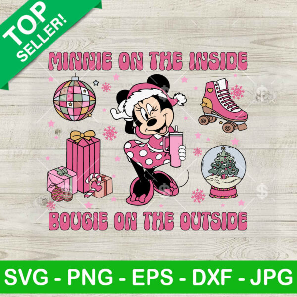 Minnie On The Inside Bougie On The Outside SVG