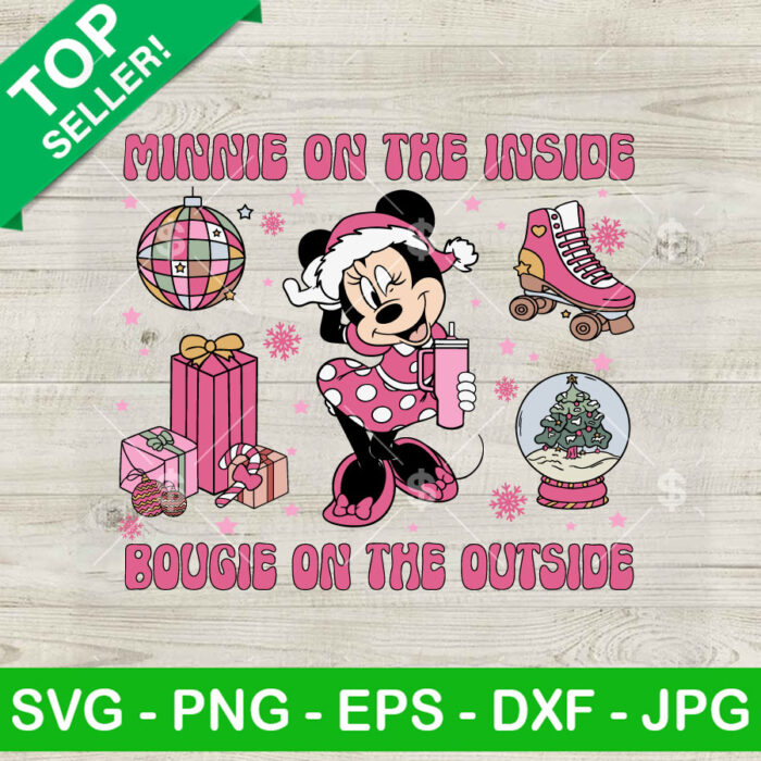Minnie On The Inside Bougie On The Outside SVG