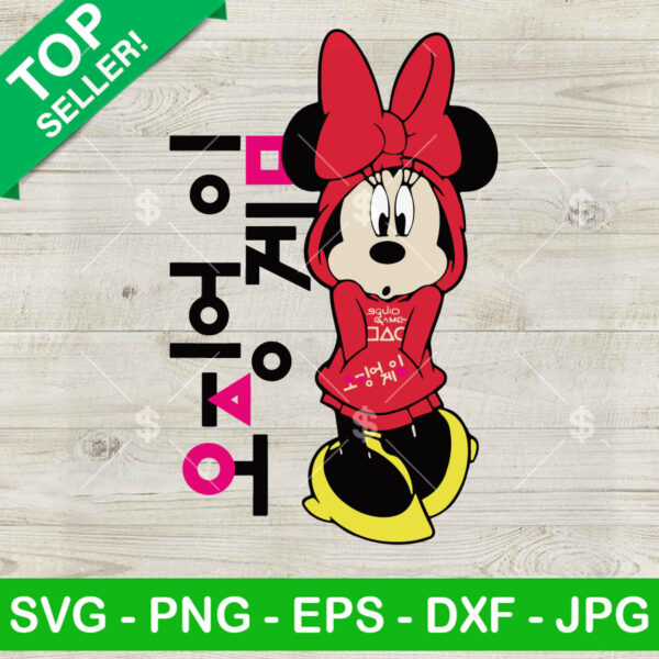 Minnie Squid Game Logo SVG, Korean Movie SVG, Squid Game Drama And Movie SVG PNG DXF EPS