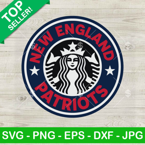 New England Patriots Starbucks Logo SVG