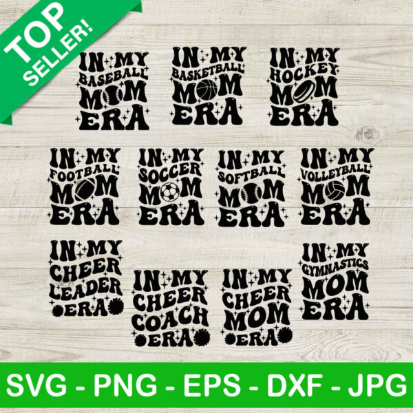In My Sport Mom Era SVG Bundle