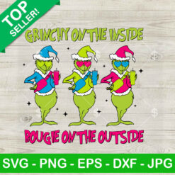 Grinch On The Inside Bougie Stanley SVG