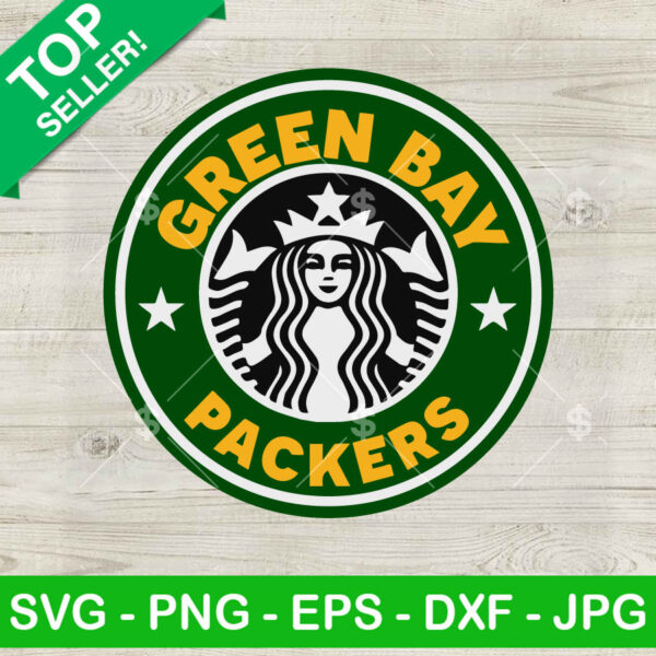 Green Bay Packers Starbucks Logo SVG