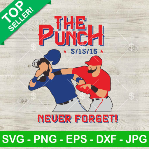 The Punch Never Forget Texas Rangers Svg