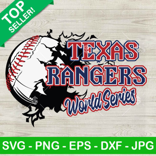 Texas Rangers World Series Svg