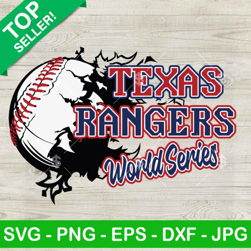 Texas Rangers World Series SVG, Texas Rangers World Series Champions ...