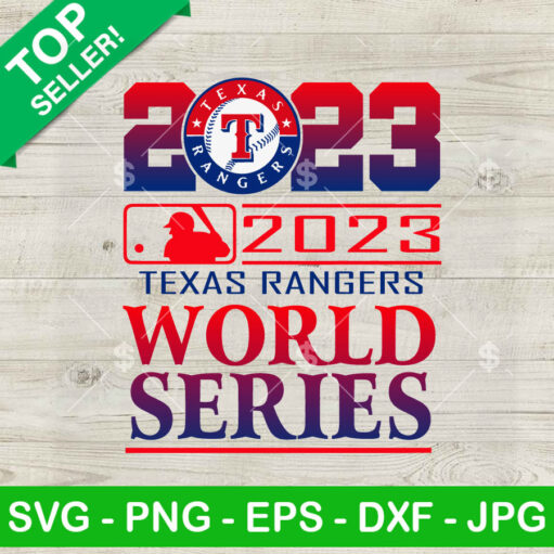 Texas Rangers World Series 2023 Svg