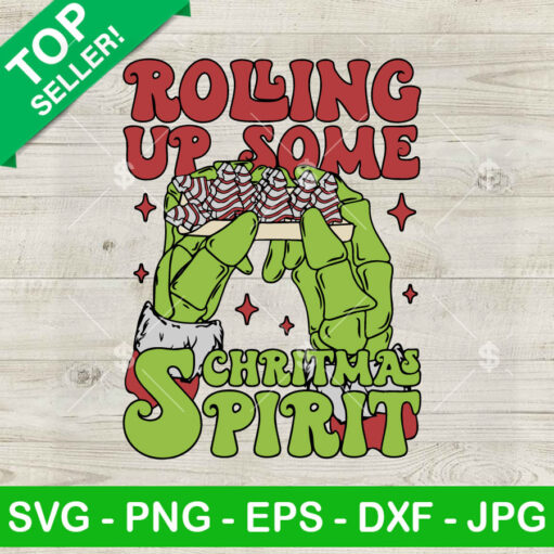 Rolling Up Some Christmas Spirit Svg