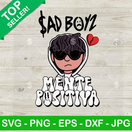 Junior H Sad Boyz Mente Positiva SVG