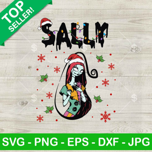 Sally Skellington Christmas Hat SVG