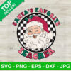 Retro Santa's Favorite Teacher SVG