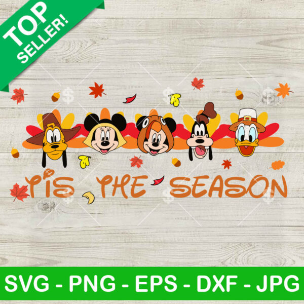 Tis The Season Disney Mickey SVG