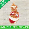 Spider Man Gingerbread With Santa Hat SVG