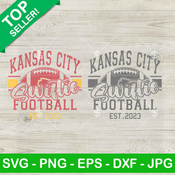 Kansas City Swiftie Football Logo SVG Bundle
