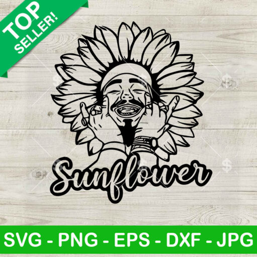 Post Malone Sunflower SVG