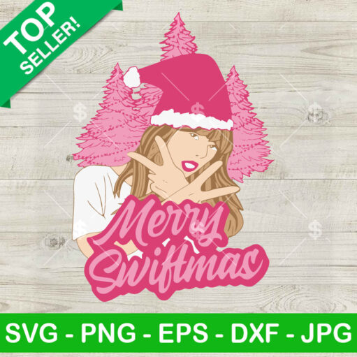 Pink Merry Swiftmas Svg