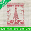 Merry Swiftmas And A Very Happy New Year SVG