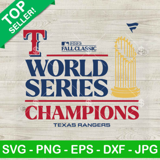 TX World Series Champions SVG