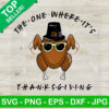 The One Where It's Thanksgiving SVG