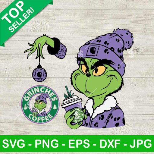 Carhartt Grinch Starbucks Svg Bundle